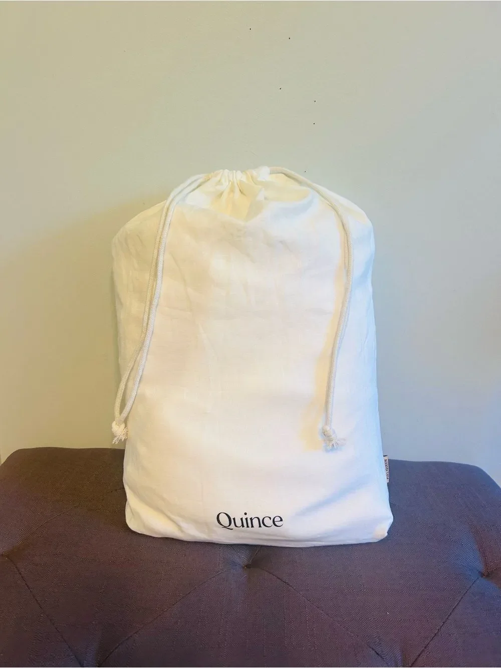 NWT Quince Luxury European Linen Ivory Duvet Cover!